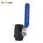 [RUOTENG] 1000WOG 2000WOG Full Bore Carbon Steel A216 WCB Internal Thread 2PC Ball Valve With Lock Handle
