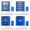 Steel Chemical Storage Cabinet With Glass Doors for Laboratory Use