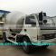 IVECO YUEJIN 4x2 small concrete mixer truck, 3-4m3 cement mixer truck price sale in Djibouti