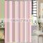 100% polyester pink flower printed waterproof shower curtain
