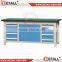 (DETALL) Tool Rolling workbench for with drawers and sliding door cabinet for technician