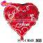 OEM acceptable 18 inch heart shape love expression valentine's day foil seasonal balloon