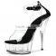 Pleaser shoes 17cm High Heel Slippers Platforms Party / Wedding Shoes sexy Pole Dance Shoes