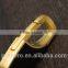 Business Men Gold Leather Waist Belt Metal Key Chain Keyring Custom