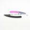 3-Ways Nail File 100/180 Curved Colorful Round Double Side Abrasive Nail File                        
                                                Quality Choice