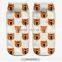 Fashion Muffin Bears Black High Quality 3d Digital Full Print Colorful Ankle Socks Sports Unisex Custom Hot Sale Stretch Spandex