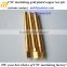 precision turning brass electrical test pin
