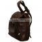 Handmade moroccan brown leather backpack wholesaler XFZB09