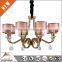 turkish mosaic red crystal chandelier light