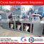 coltan Tantanum Tin concentrate refining cross belt magnetic separator