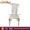 modern high back wing chair, upholstered hotel dining chairs,hotel dining gold chairs