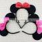 Mickey mouse ears headband with bow tie