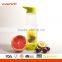 700ml Single wall AS fruit infuser insulated plastic tritan water bottle