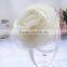 Fancy Make Mesh Flower Headband,White Fabric Flower Handmade Kids Headband