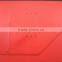 A4 red pu leather portfolio logo embossed