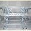 stainless steel display rack, showing style, show shelves