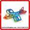Award winning playmags clear colors magnetic tiles deluxe building set