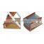 Z Shape Library Wood Shelf