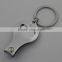 Hot sale fashion custom metal keychain nail clip