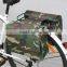 bicycle double pannier bag/camouflage bicycle bag