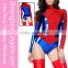 New design carnival kid spiderman costume latex costume fancy suit