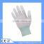 Antistatic Safety Work PU Coated Finger Top Gloves PU Electronic Gloves
