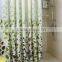 Install shower curtain rod blue yellow green printed shower curtains