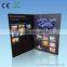 Leather Media Advertising LCD video card Trade show Video Brochure