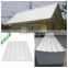 Easy to install color stable plastic corrugated roofing sheet