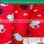 Heart pattern printed polyester coral fleece car seat upholstery fabric