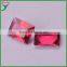 7*9mm artificial rose red baguette diamond cut glass gemstone for ring stone