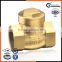 Hot sell 1" brass sewage check valve types brass valve