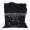 cotton tote calico bags with custom printed logo for shopping wholesale
