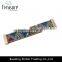 Ethnic China style woven acrylic rhinestone leather ribbon bracelet jewelry