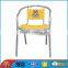 Colored aluminum chair