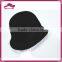 Fashion womens wool cloche hat with mesh