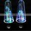 Dynamic night Light 2.0 bullet led water dance speaker sound system for pc and mobilephone
