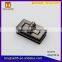Fashion gun metal squre handbag lock for jelly bags/pvc bag