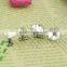 Flower Gem Internally Threaded Titanium Dermal Anchor Body Piercing Jewelry