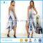 Vintage Ladies Floral Printed African Kitenge Design Maxi Dress