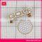 New design metal golf ball marker with custom hat clip