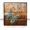 butterfly flowers canvas oil painting/Modern oil painting for livingroom