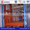 Safety storehouse using hydraulic work platforms equipment for elevating