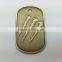 custom antique silver/brass dog tags for sale