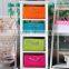 4 Tier Wooden Shelf/cheap Storage Cabinet/tall Cabinet With Drawers