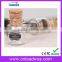 custom free logo free sample cork wood usb flash drives with glass bottle