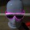 Pink EL wire sunglasses/EL light sunglasses/EL Flashing glasses