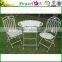 Metal Outdoor Folding Round Bistro Table