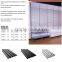 High Quality Silver Anodized Finish Wholesale Slatwall Panel