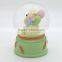 Funny wedding gift snow globe with bear design